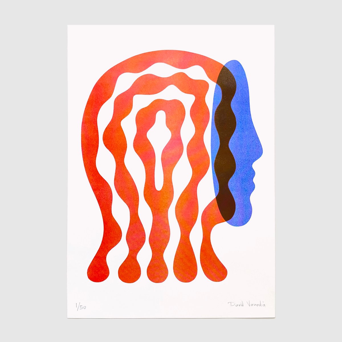 Image of Riso print 30 x 42 cm ‘Troublé’