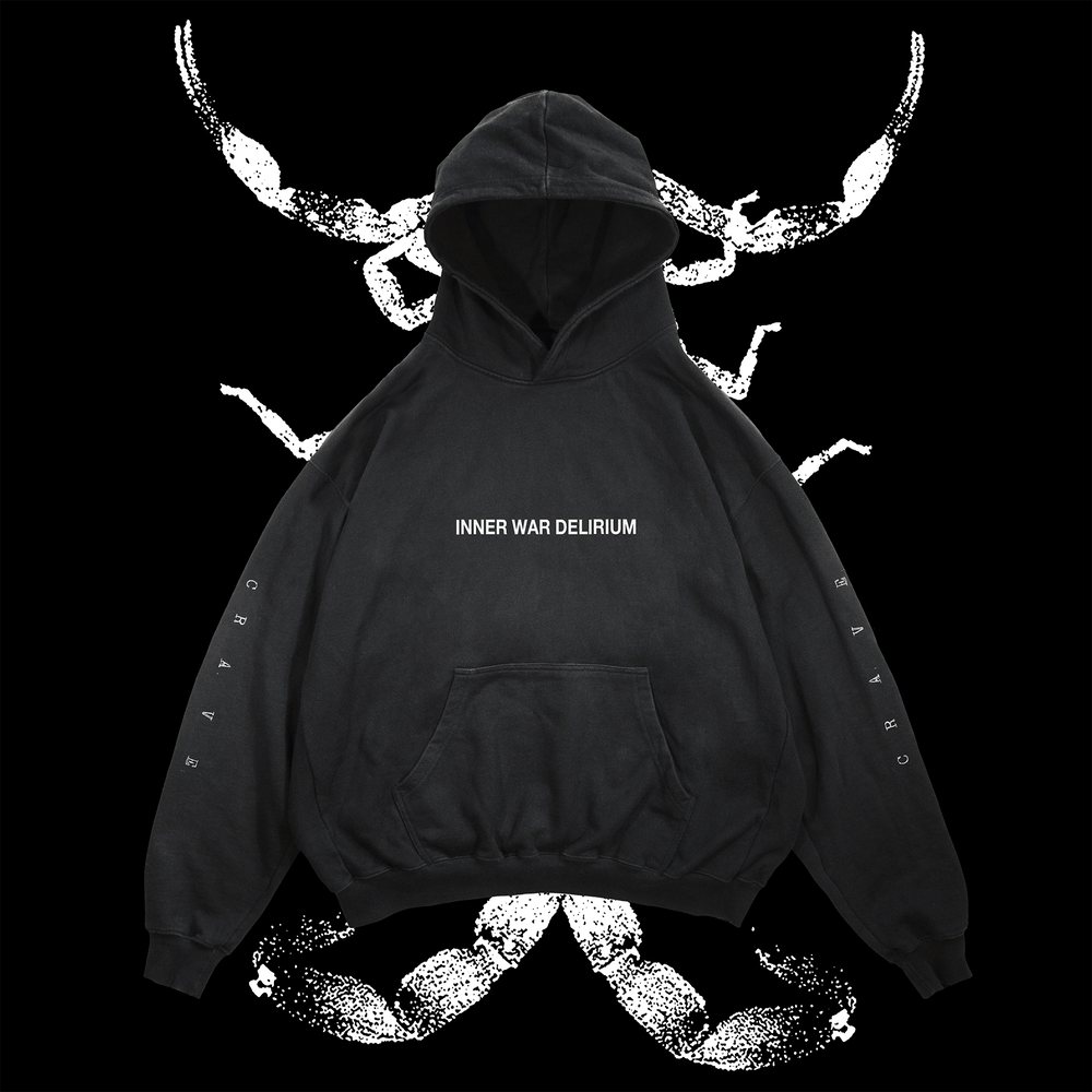 "2-TAILED SCOR9IO", 16OZ/450G HOODIE