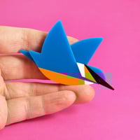 Image 3 of Kingfisher Brooch or Necklace
