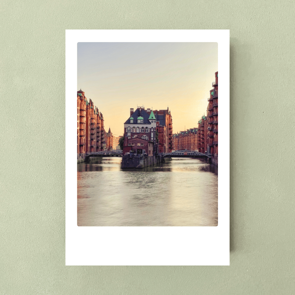 Hamburg Foto-Print "Wasserschloss" (A4) inkl. Versand