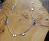 Kyanite celestial long link necklace 