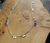 Image 4 of Kyanite celestial long link necklace 