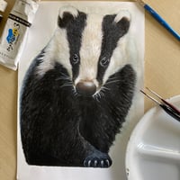 Image 2 of Badger cub 'Bracken' ~ Removable Wall sticker