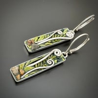 Image 2 of Fiddlehead Fern Earrings 