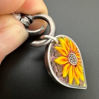 Image 3 of Bracelet with Sunflower Charm (removable to wear on 18” chain, included)