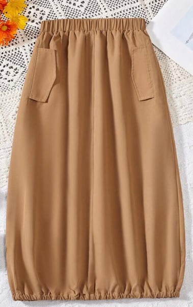 Image of Big girls khaki skirt