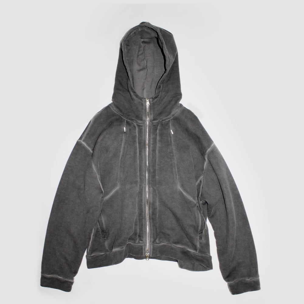 PANELED OBJECT DYED HOODIE | Amulet Ware
