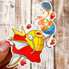 Shiny Ponyokarp Sticker