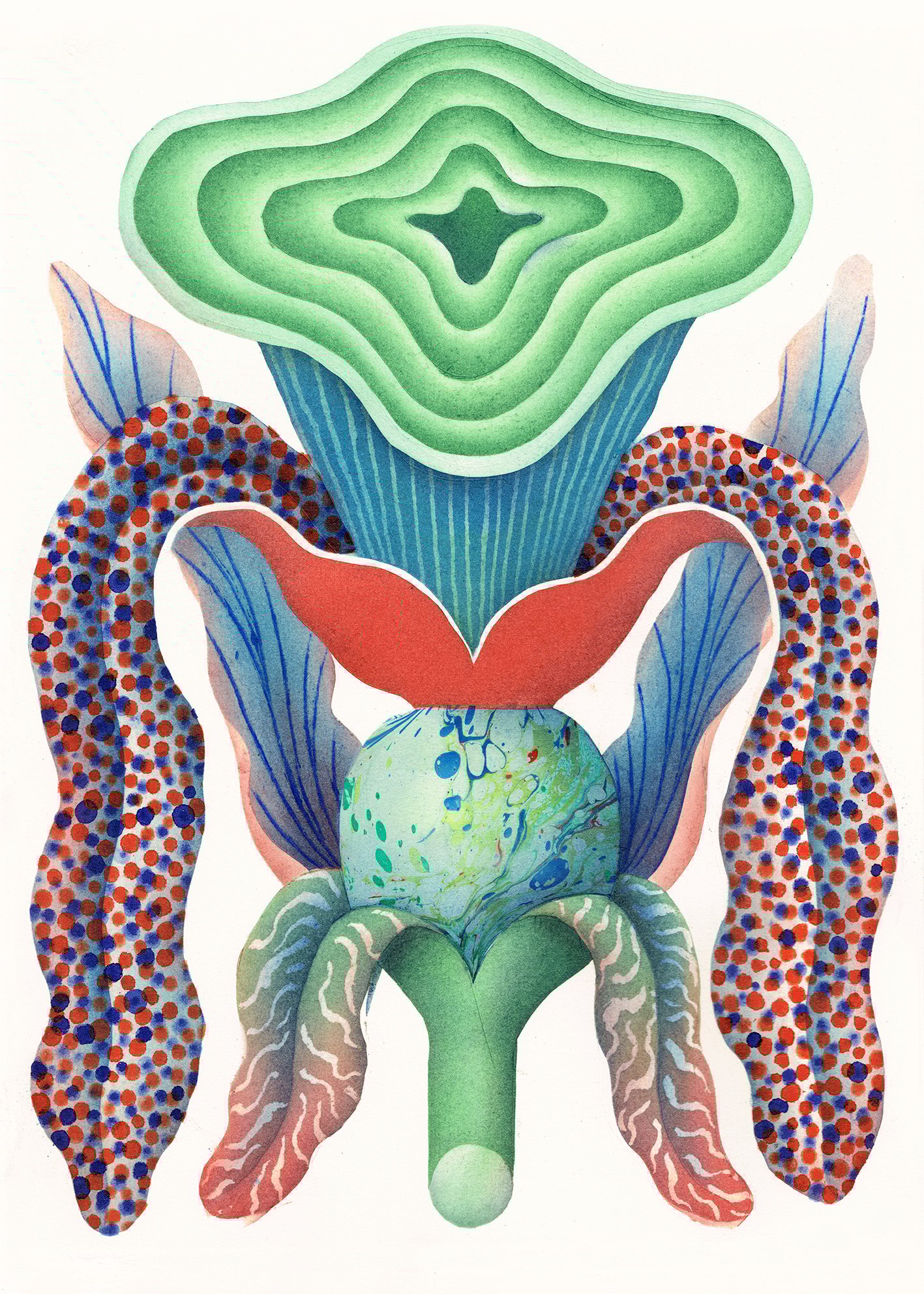 Image of Seasick Flower 50 x 70