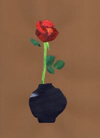 Image 1 of Rose in Vase
