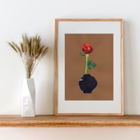 Image 3 of Rose in Vase