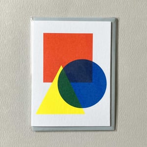 Image of Mini carte Bauhaus avec enveloppe