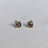 Dainty Rose Cut Studs