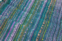 Image 1 of Handwoven landscape fancy scarf green