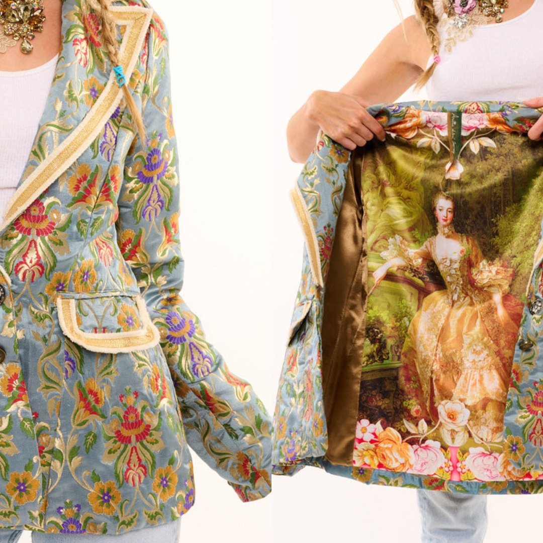 Image of The Aratta Renaissance Silk Blazer