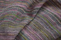 Image 3 of Handwoven landscape fancy scarf cream