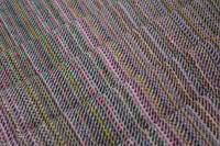 Image 1 of Handwoven landscape fancy scarf cream
