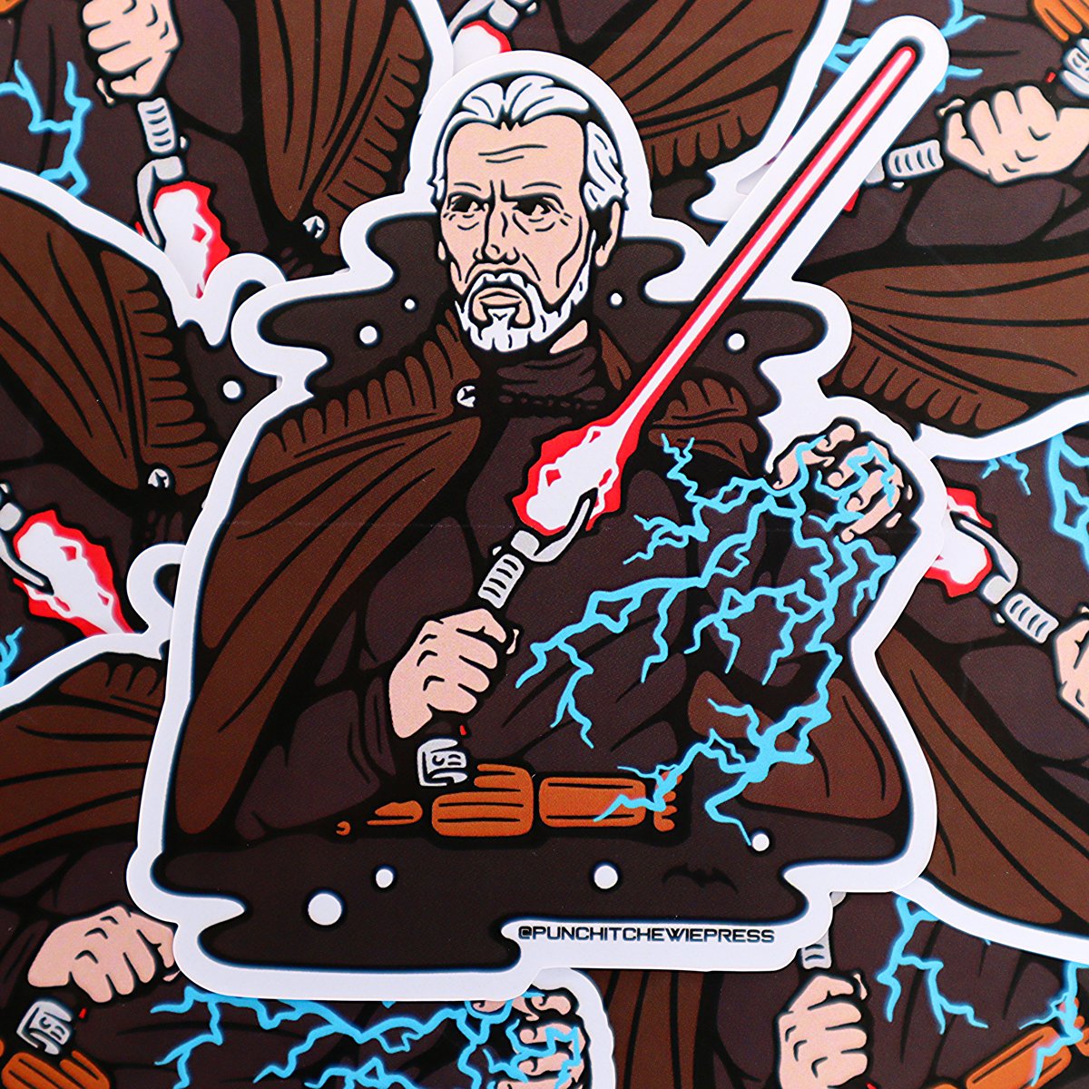 The Count Sticker | Punch It Chewie Press
