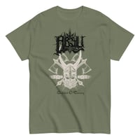 Image 4 of ABSU - CNIHTHAD Ó TANISTRY T-SHIRT (GREY CHARCOAL, RED, MILITARY GREEN, BROWN)