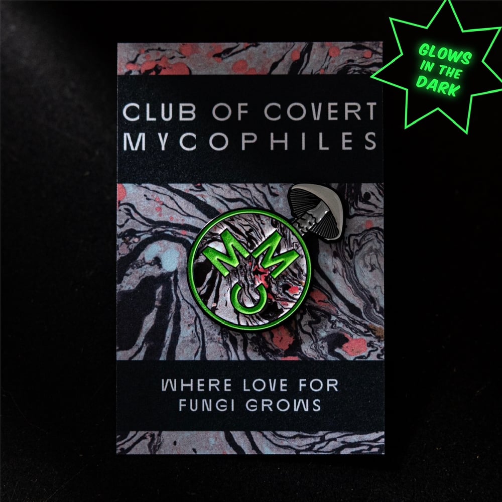 Image of MMC Glow in the dark Ltd Edition pin badge