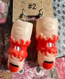 Image 3 of Horror Finger Earrings
