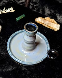 Image 2 of Blue Smoke Candle Holder 