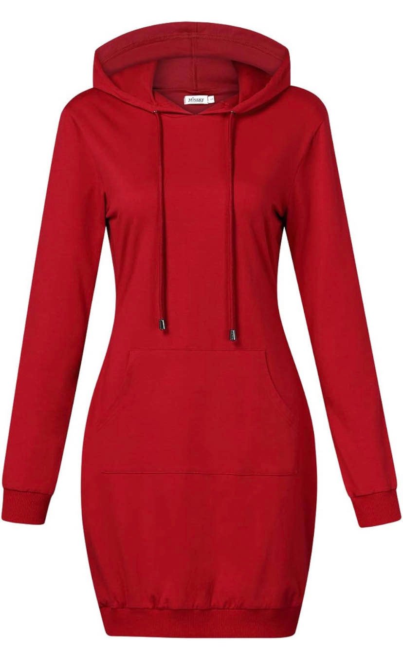 Long Sleeve Hoodie Dress