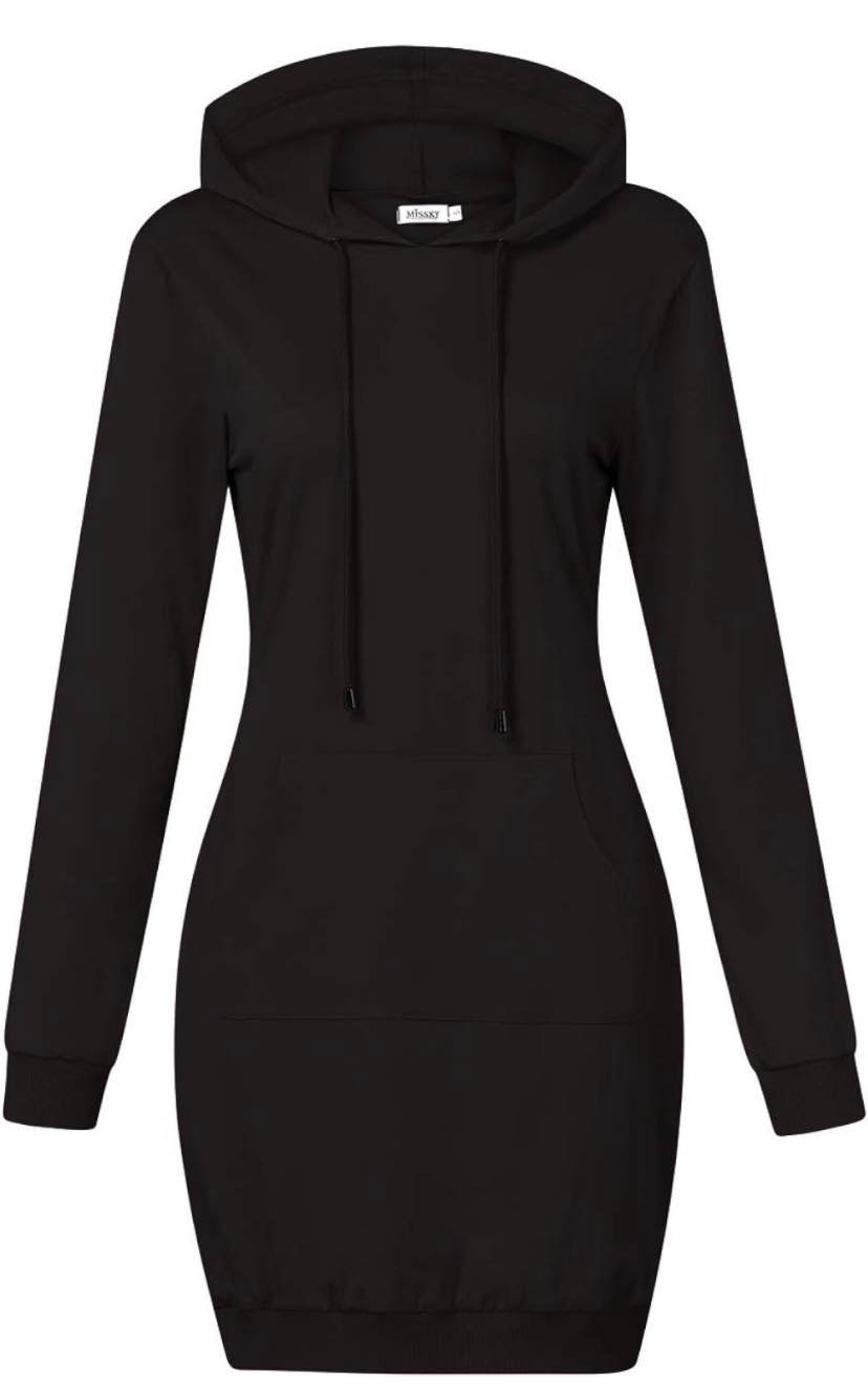 Long Sleeve Hoodie Dress