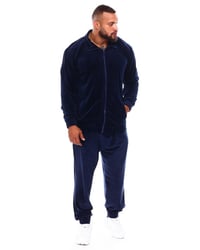 Image 2 of Velour Zip Up & Jogger Set (B&T)