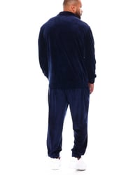 Image 3 of Velour Zip Up & Jogger Set (B&T)