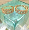 14k solid gold diamond Cuban link ring(8.25mm,9.2mm)