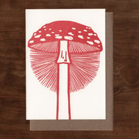 Amanita Mushroom Notecards