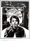 Linocut - Person 2