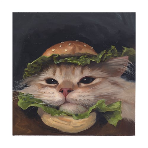 Image of "Catburger" Print