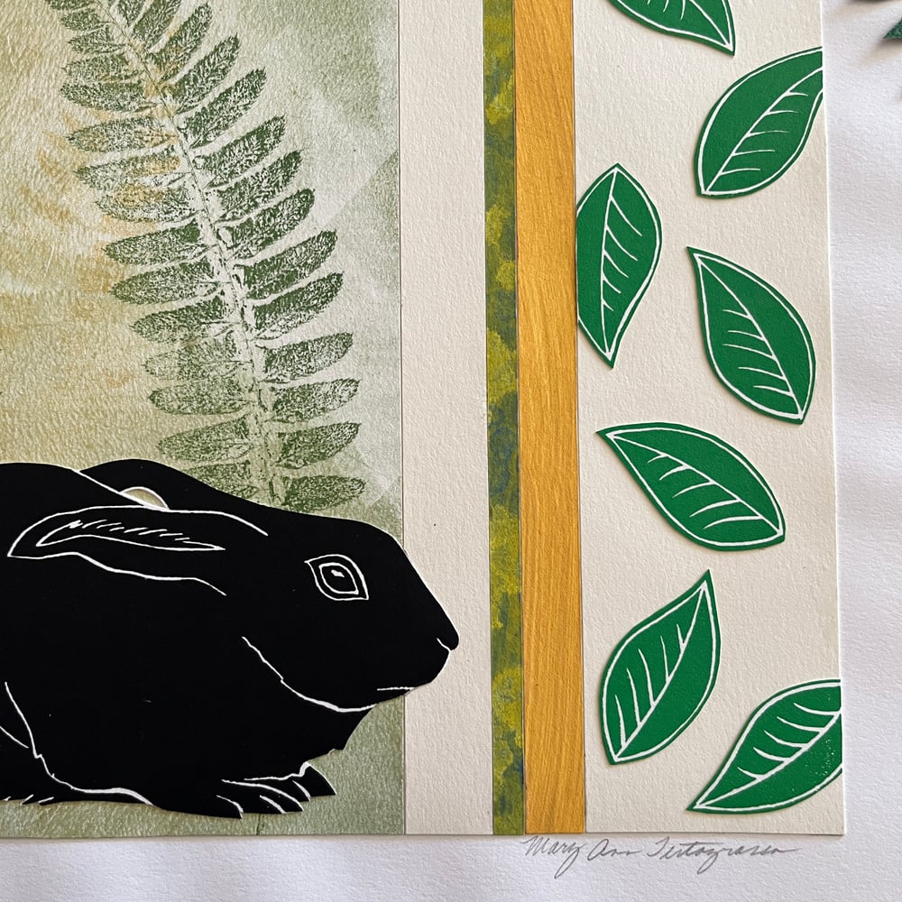 Image of Little Rabbit - One Of a Kind Original Collage