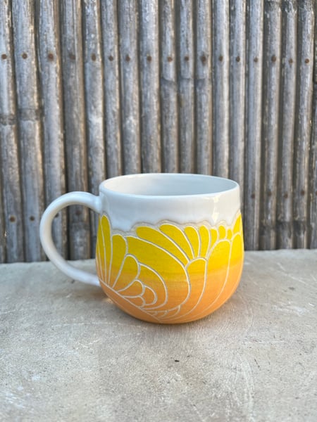 Image of Skofield Mug - Yellow/White