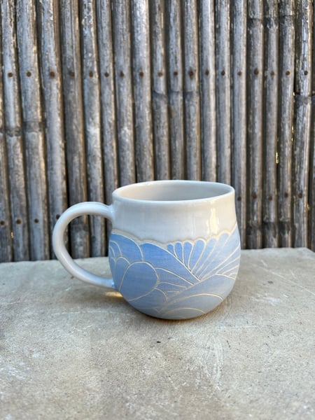 Image of Skofield Mug - Sky Blue/White