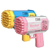 40 Holes Bubble Gun Automatic Bubbles Machine Rocket Gun Launcher