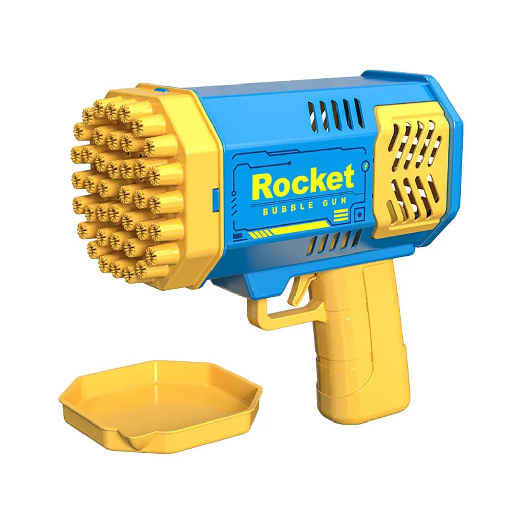 40 Holes Bubble Gun Automatic Bubbles Machine Rocket Gun Launcher