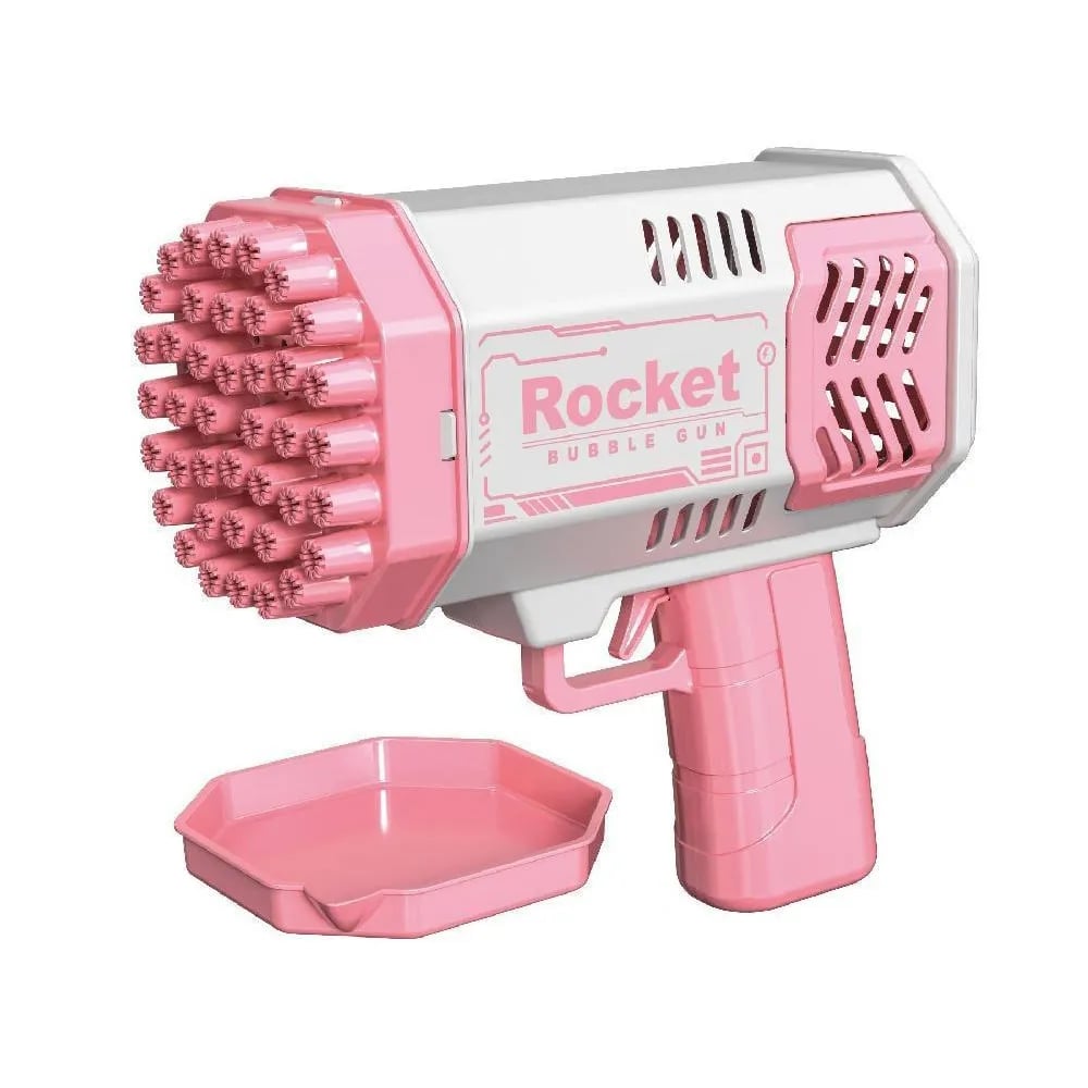 40 Holes Bubble Gun Automatic Bubbles Machine Rocket Gun Launcher