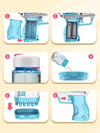 40 Holes Bubble Gun Automatic Bubbles Machine Rocket Gun Launcher