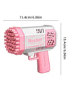 40 Holes Bubble Gun Automatic Bubbles Machine Rocket Gun Launcher