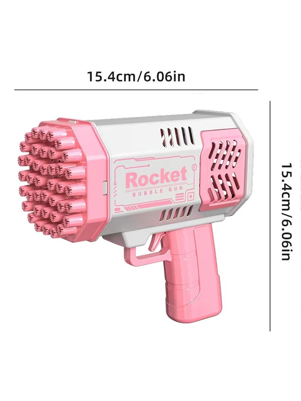 40 Holes Bubble Gun Automatic Bubbles Machine Rocket Gun Launcher