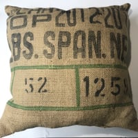 Coffee sack pillow
