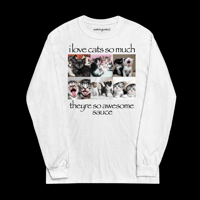 Image of <3 CATS [SLEEVE-WHITE]