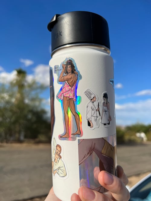 Image of George in San Francisco Sticker