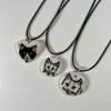 Porcelain Cat Necklaces