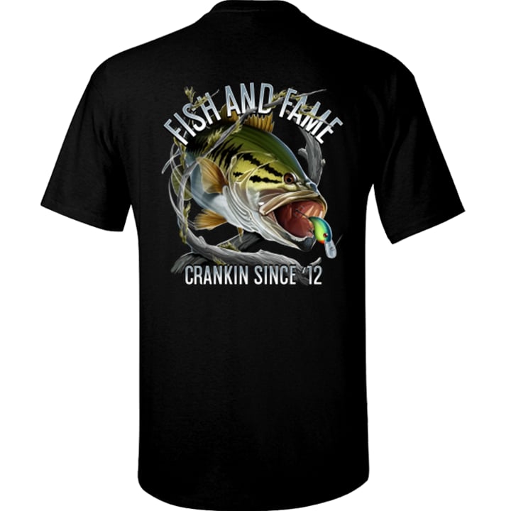 Funny Bass Fishing Men Women Jig Pig T-Shirt by Noirty Designs