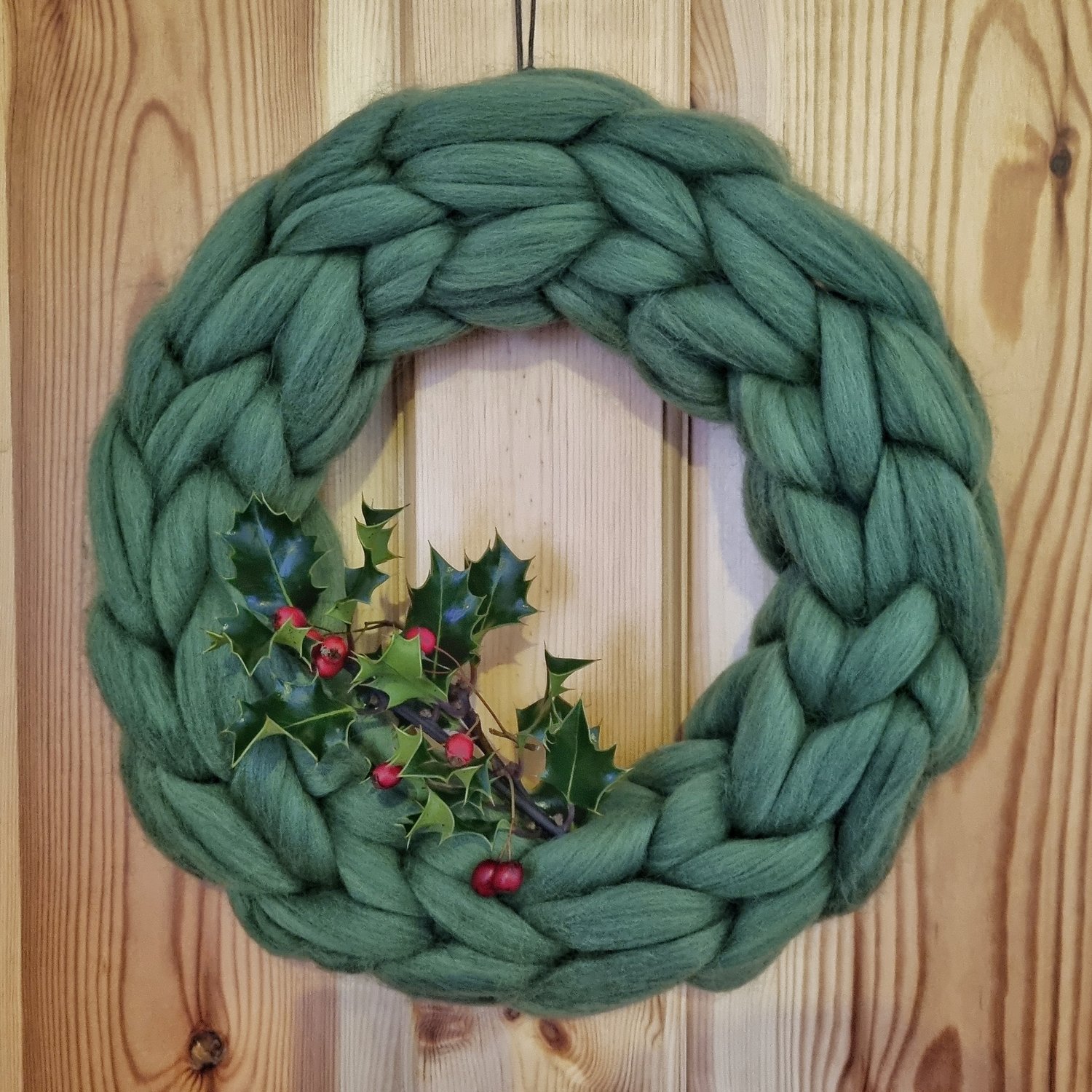 Image of Knitted wreath