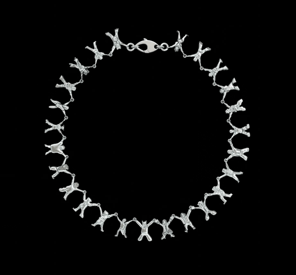 Image of CLAIRE BARROW x MASS SILVER EX-DIRECTORY NECKLACE